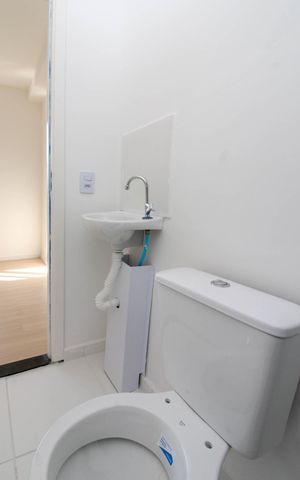 Apartamento à venda com 17m², 1 quarto e sem vaga Apartamento à venda com 17m², 1 quarto e sem vagaBanheiro