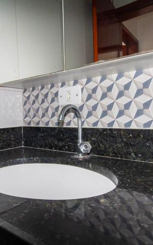 Apartamento para alugar com 40m², 2 quartos e 1 vaga Apartamento para alugar com 40m², 2 quartos e 1 vagaBanheiro