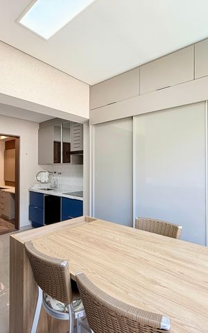 Apartamento à venda com 47m², 1 quarto e 2 vagasCozinha