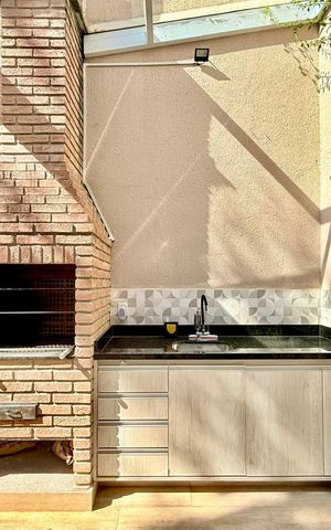 Apartamento à venda com 47m², 1 quarto e 2 vagasChurrasqueira 