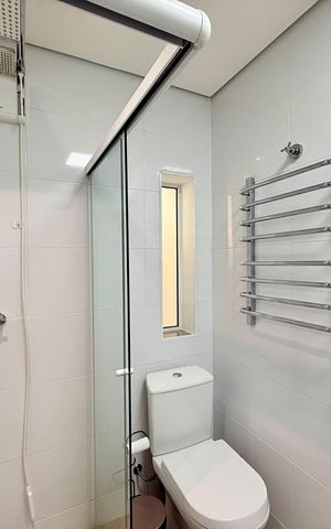 Apartamento à venda com 47m², 1 quarto e 2 vagasBanheiro 