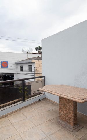 Casa para alugar com 120m², 2 quartos e 1 vaga Casa para alugar com 120m², 2 quartos e 1 vagaVaranda do quarto 1