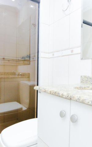 Apartamento à venda com 64m², 3 quartos e 1 vagaBanheiro da Suíte 