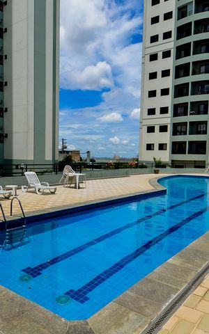 Apartamento à venda com 64m², 3 quartos e 1 vagaPiscina 