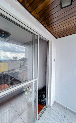 Apartamento à venda com 63m², 2 quartos e 1 vagaVaranda