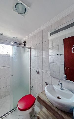Apartamento à venda com 63m², 2 quartos e 1 vagaBanheiro
