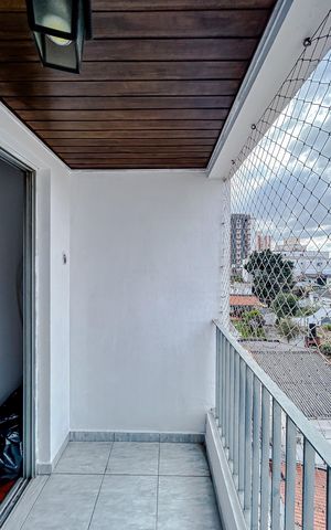 Apartamento à venda com 63m², 2 quartos e 1 vagaVaranda