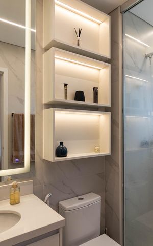 Apartamento à venda com 162m², 3 quartos e 3 vagasBanheiro da Suíte 2