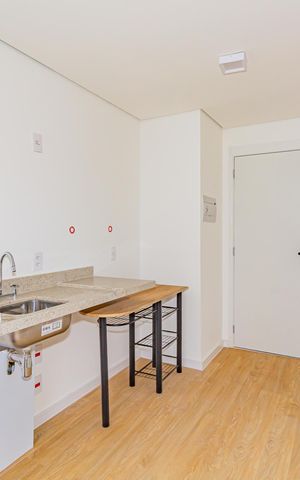 Studio para alugar com 24m², 1 quarto e sem vagaCozinha