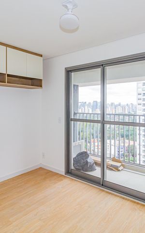 Studio para alugar com 24m², 1 quarto e sem vagaSala/Quarto