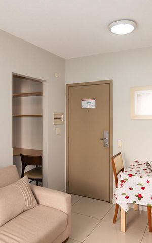 Apartamento para alugar com 34m², 1 quarto e 1 vaga