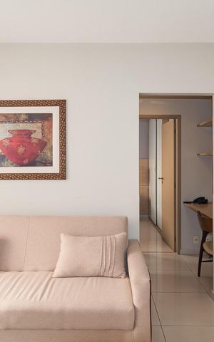 Apartamento para alugar com 34m², 1 quarto e 1 vaga