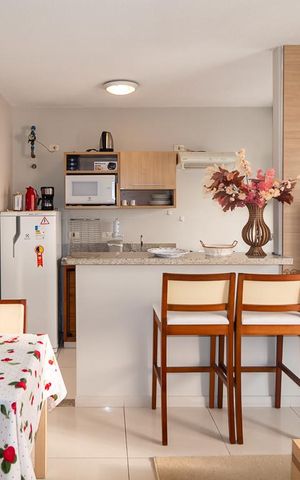 Apartamento para alugar com 34m², 1 quarto e 1 vaga