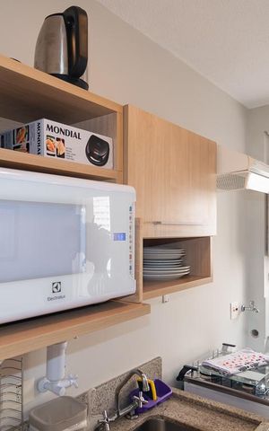 Apartamento para alugar com 34m², 1 quarto e 1 vaga