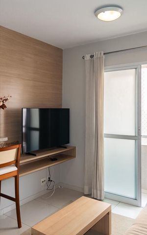 Apartamento para alugar com 34m², 1 quarto e 1 vaga