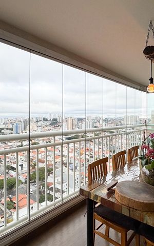 Apartamento à venda com 155m², 3 quartos e 3 vagas Apartamento à venda com 155m², 3 quartos e 3 vagasSacada