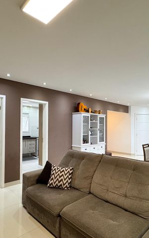 Apartamento à venda com 155m², 3 quartos e 3 vagas Apartamento à venda com 155m², 3 quartos e 3 vagasSala