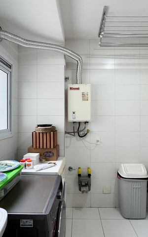 Apartamento à venda com 155m², 3 quartos e 3 vagas Apartamento à venda com 155m², 3 quartos e 3 vagasÁrea de Serviço