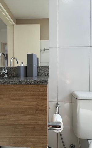 Apartamento à venda com 55m², 2 quartos e 1 vaga Apartamento à venda com 55m², 2 quartos e 1 vagaBanheiro Social