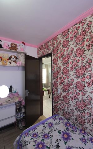 Apartamento à venda com 46m², 2 quartos e 2 vagasQuarto 2