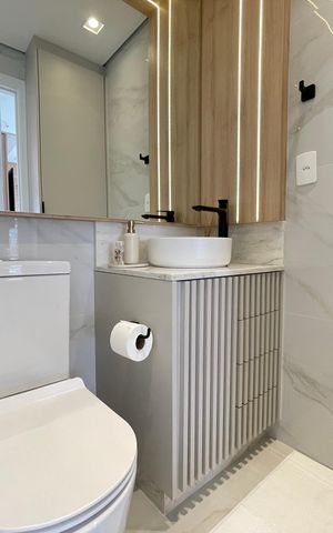 Apartamento para alugar com 45m², 2 quartos e 1 vaga Apartamento para alugar com 45m², 2 quartos e 1 vagaBanheiro
