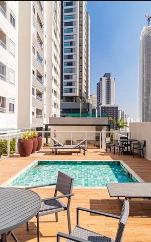 Apartamento para alugar com 45m², 2 quartos e 1 vaga Apartamento para alugar com 45m², 2 quartos e 1 vagaÁrea comum - Piscina