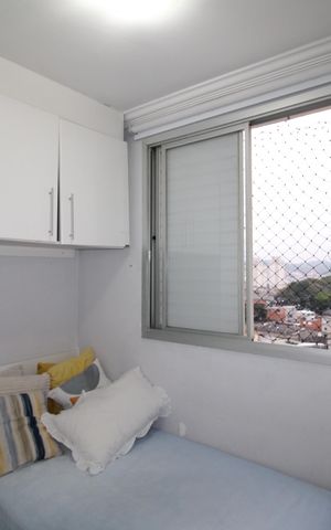 Apartamento à venda com 64m², 3 quartos e 1 vagaQuarto 3