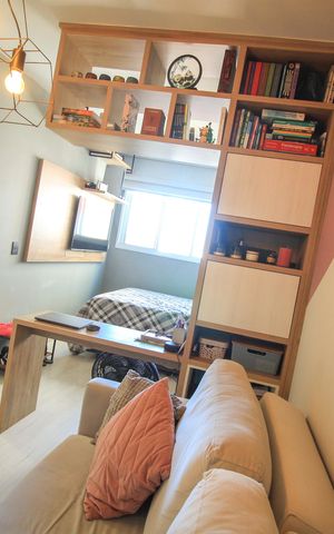 Apartamento à venda com 28m², 1 quarto e sem vaga