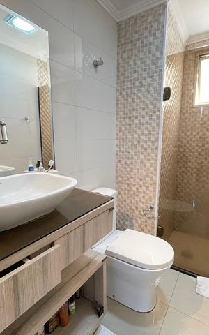 Apartamento para alugar com 80m², 3 quartos e 1 vaga Apartamento para alugar com 80m², 3 quartos e 1 vagaBanheiro Social