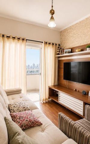 Apartamento à venda com 65m², 2 quartos e 1 vaga Apartamento à venda com 65m², 2 quartos e 1 vagaSala