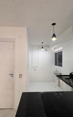 Apartamento à venda com 44m², 3 quartos e sem vaga Apartamento à venda com 44m², 3 quartos e sem vagaCozinha e Área de Serviço