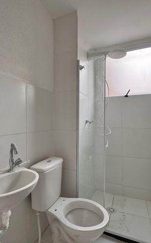 Apartamento à venda com 44m², 3 quartos e sem vaga Apartamento à venda com 44m², 3 quartos e sem vagaBanheiro Social