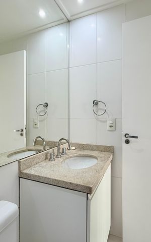 Apartamento à venda com 49m², 1 quarto e 1 vaga Apartamento à venda com 49m², 1 quarto e 1 vagaBanheiro Suíte