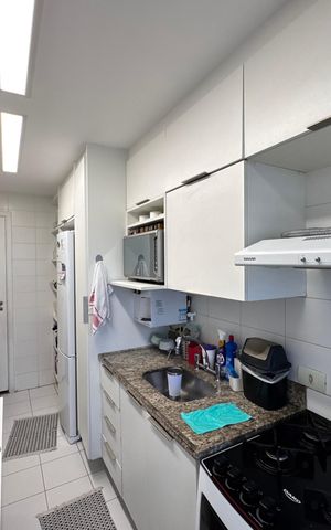 Apartamento à venda com 66m², 2 quartos e 1 vaga Apartamento à venda com 66m², 2 quartos e 1 vagaCozinha e Área de Serviço