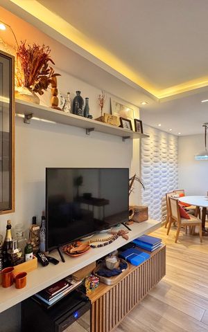 Apartamento à venda com 66m², 2 quartos e 1 vaga Apartamento à venda com 66m², 2 quartos e 1 vagaSala