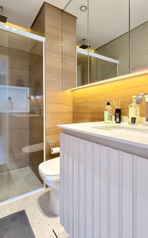 Apartamento à venda com 84m², 2 quartos e 2 vagas Apartamento à venda com 84m², 2 quartos e 2 vagasBanheiro Suíte 2