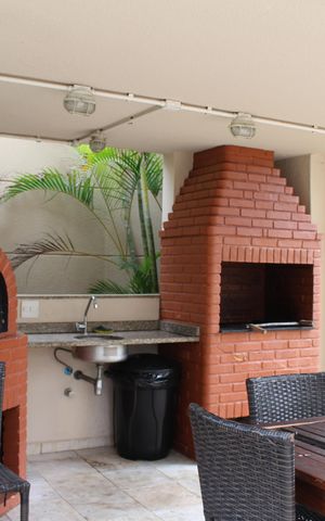 Apartamento à venda com 134m², 3 quartos e 2 vagasChurrasqueira