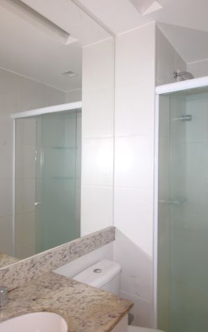 Apartamento para alugar com 151m², 3 quartos e 1 vagaBanheiro da suíte