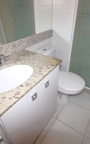 Apartamento para alugar com 151m², 3 quartos e 1 vagaBanheiro da suíte