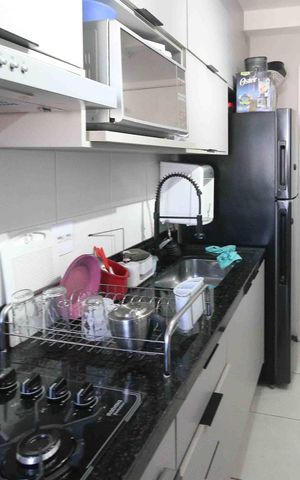 Apartamento à venda com 45m², 2 quartos e sem vagaCozinha e Área de Serviço