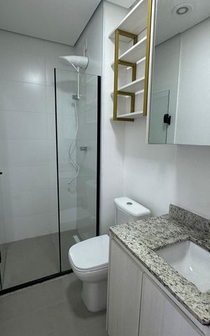 Apartamento à venda com 43m², 1 quarto e 1 vagaBanheiro