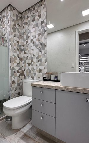 Apartamento à venda com 92m², 3 quartos e 2 vagas Apartamento à venda com 92m², 3 quartos e 2 vagasBanheiro Social