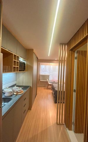 Studio à venda com 24m², 1 quarto e sem vaga Studio à venda com 24m², 1 quarto e sem vagaCozinha