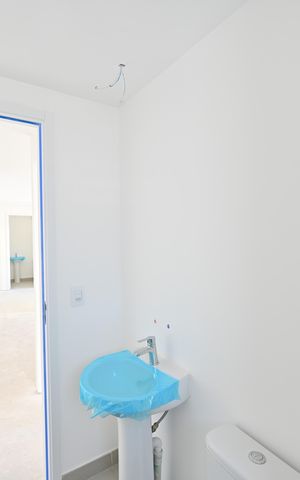 Apartamento à venda com 107m², 3 quartos e 2 vagasBanheiro Social