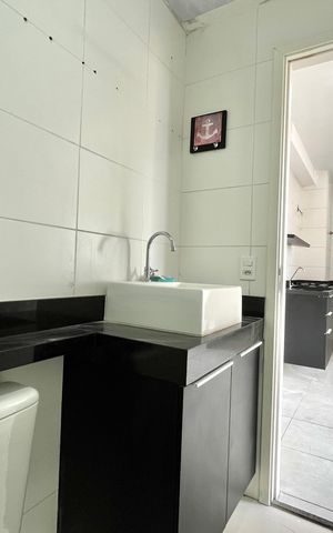 Apartamento para alugar com 34m², 2 quartos e sem vagaBanheiro