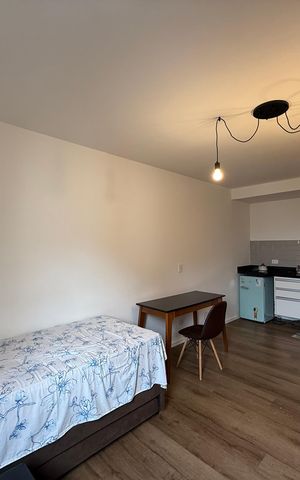 Studio à venda com 28m², 1 quarto e sem vaga