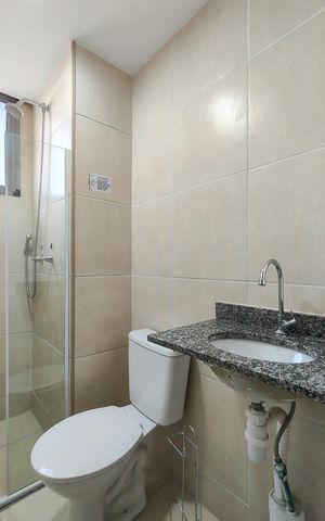 Apartamento para alugar com 50m², 2 quartos e sem vaga Apartamento para alugar com 50m², 2 quartos e sem vagaBanheiro Corredor