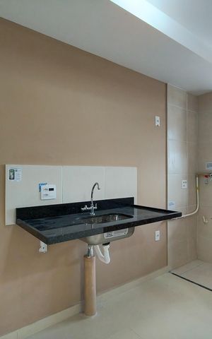 Apartamento para alugar com 50m², 2 quartos e sem vaga Apartamento para alugar com 50m², 2 quartos e sem vagaCozinha e Área de Serviço