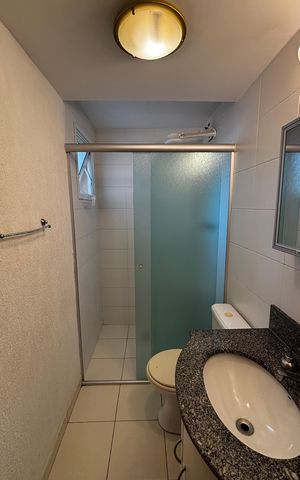 Apartamento para alugar com 67m², 2 quartos e 2 vagas Apartamento para alugar com 67m², 2 quartos e 2 vagasBanheiro da Suíte 2