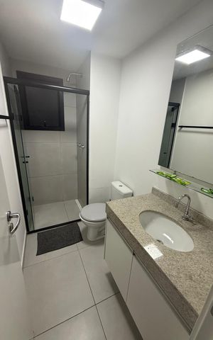 Apartamento para alugar com 39m², 1 quarto e sem vaga Apartamento para alugar com 39m², 1 quarto e sem vagaBanheiro